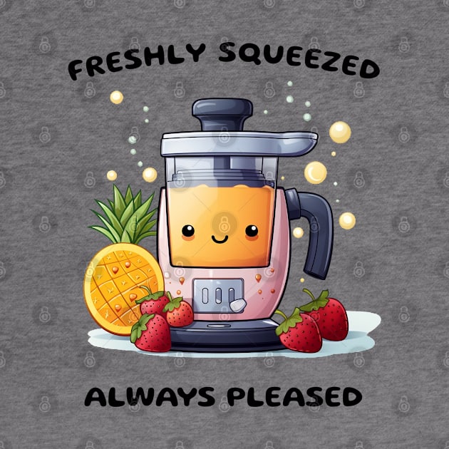 Fruit Juicer Freshly Squeezed Always Pleased Funny Health Novelty by DrystalDesigns